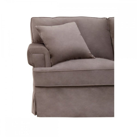 Camden Three Seat Velvet Chaise Sofa