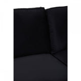 Camden Three Seat Velvet Chaise Sofa
