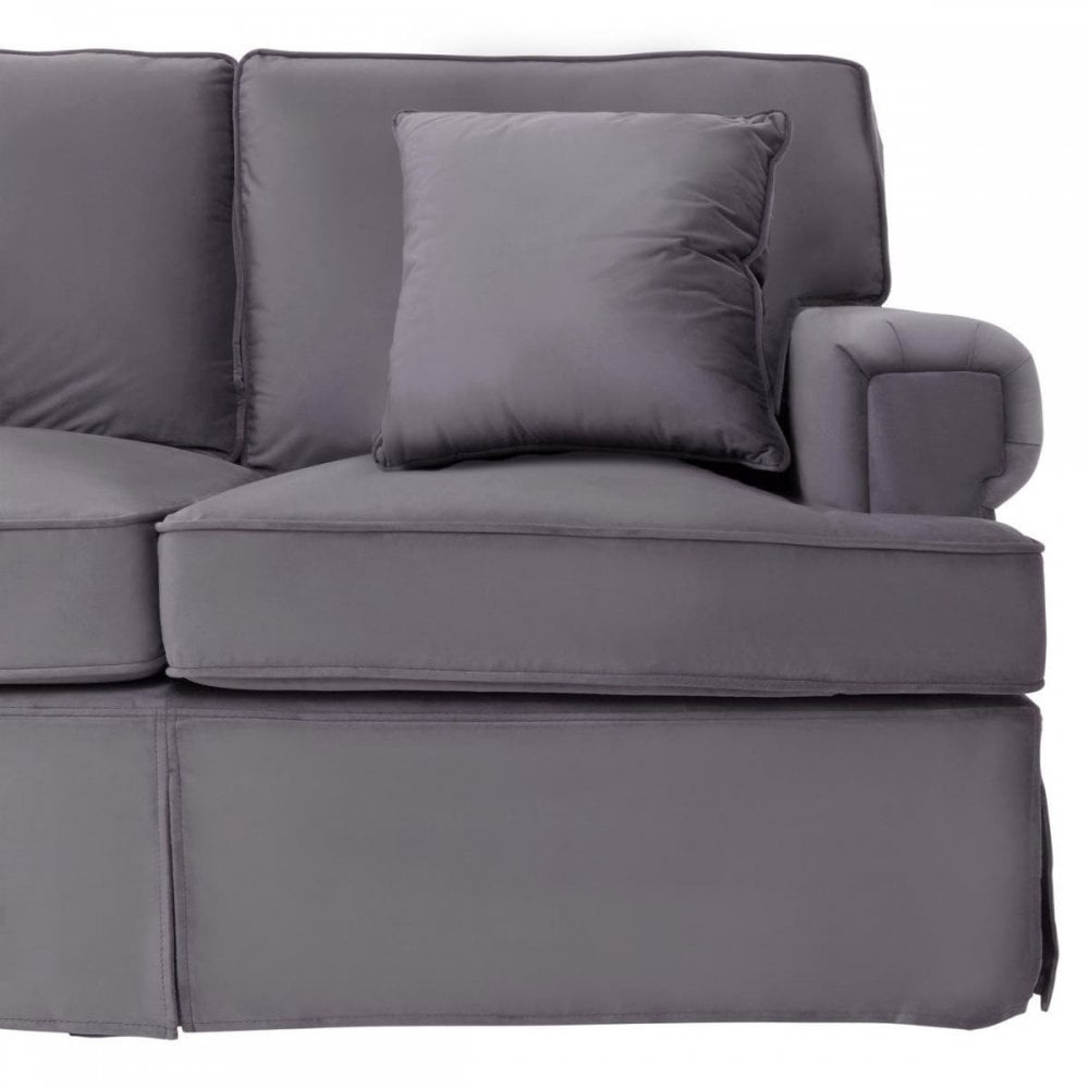Camden Three Seat Velvet Sofa