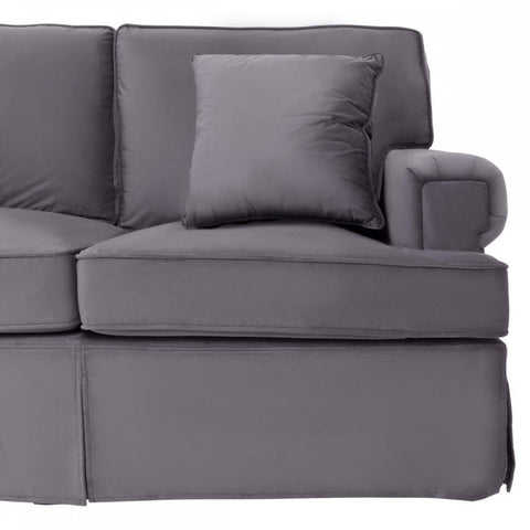 Camden Three Seat Velvet Sofa