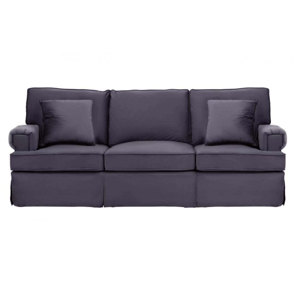 Camden Three Seat Velvet Sofa