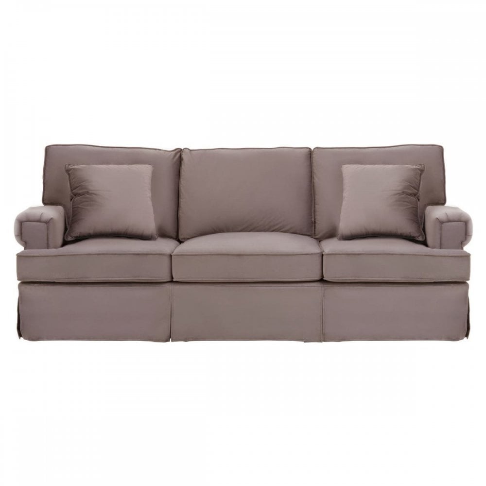 Camden Three Seat Velvet Sofa