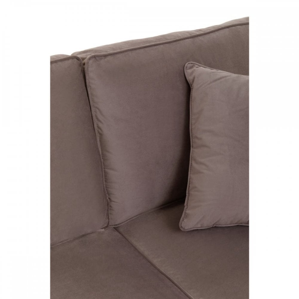 Camden Three Seat Velvet Sofa