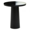 Kensington Black And White Ombre Side Table