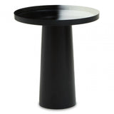 Kensington Black And White Ombre Side Table
