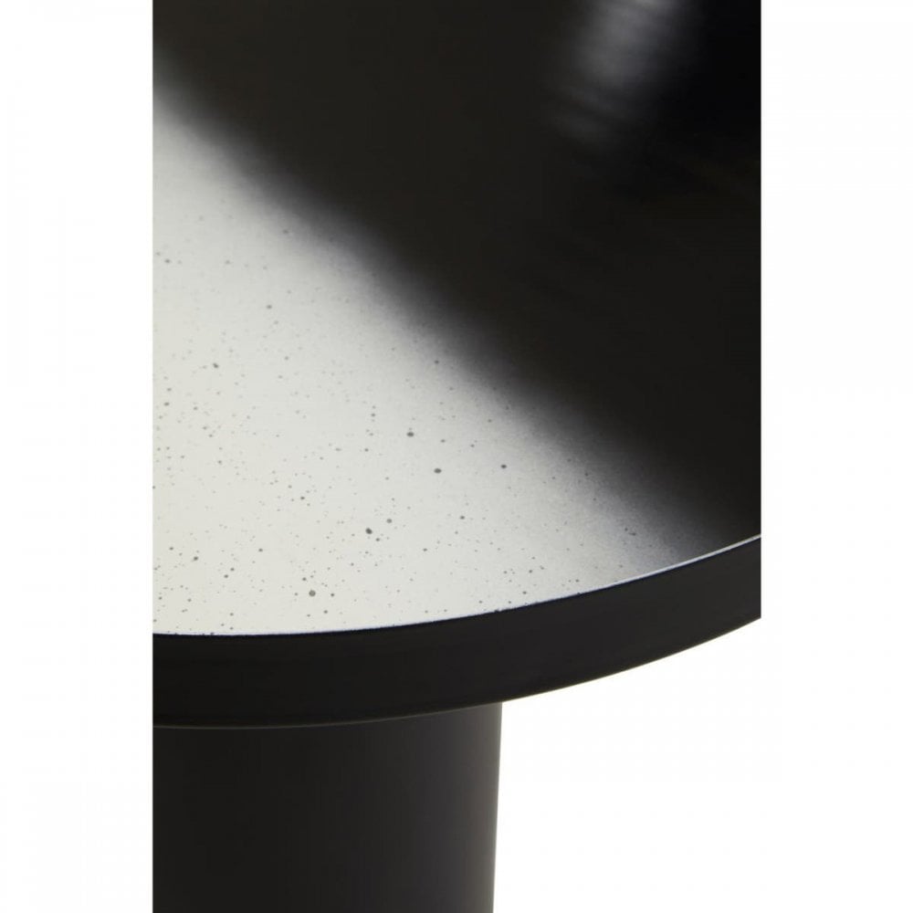 Kensington Black And White Ombre Side Table