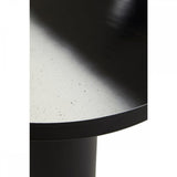 Kensington Black And White Ombre Side Table