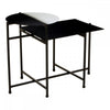 Kensington Two Tier Black And White Ombre Side Table