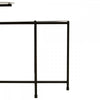 Kensington Two Tier Black And White Ombre Side Table