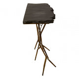 Kensington Black Stone Top Console Table