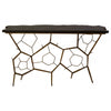 Kensington Black Stone Top Console Table