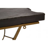 Kensington Black Stone Top Console Table