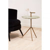 Kensington Grey Stone Top Side Table