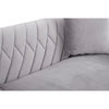 Bedford 3 Seat Grey Velvet Sofa