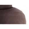 Ashton Round Grey Velvet Plush Armchair