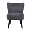 Kensington Park Grey Velvet Chair