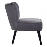 Kensington Park Grey Velvet Chair