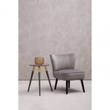 Kensington Park Grey Velvet Chair
