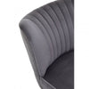 Kensington Park Grey Velvet Chair