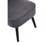 Kensington Park Grey Velvet Chair