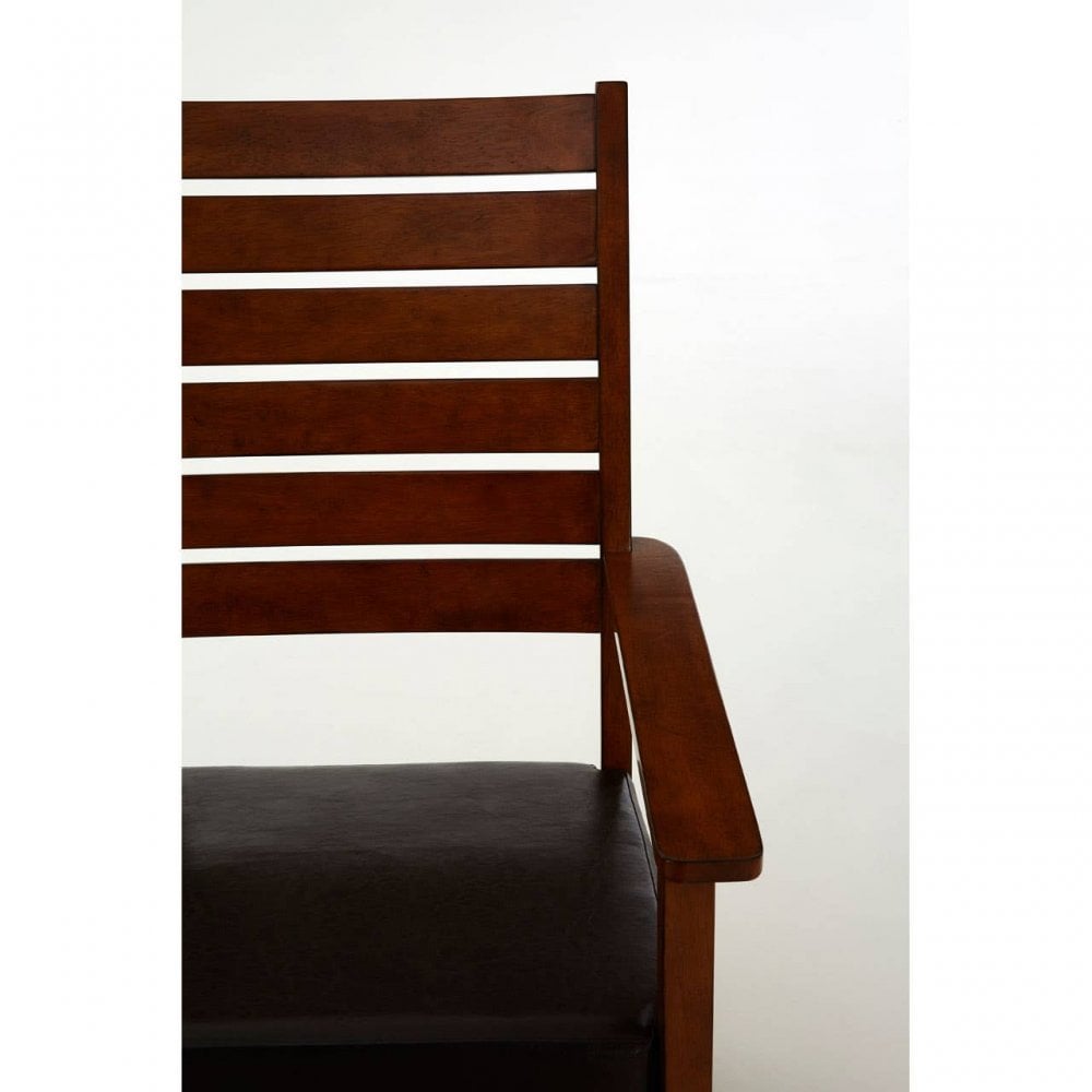 Camden Brown Leather Effect Rocking Chair