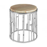 Sterling Onyx Stone Side Table