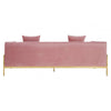 Amber 3 Seat Pink Sofa