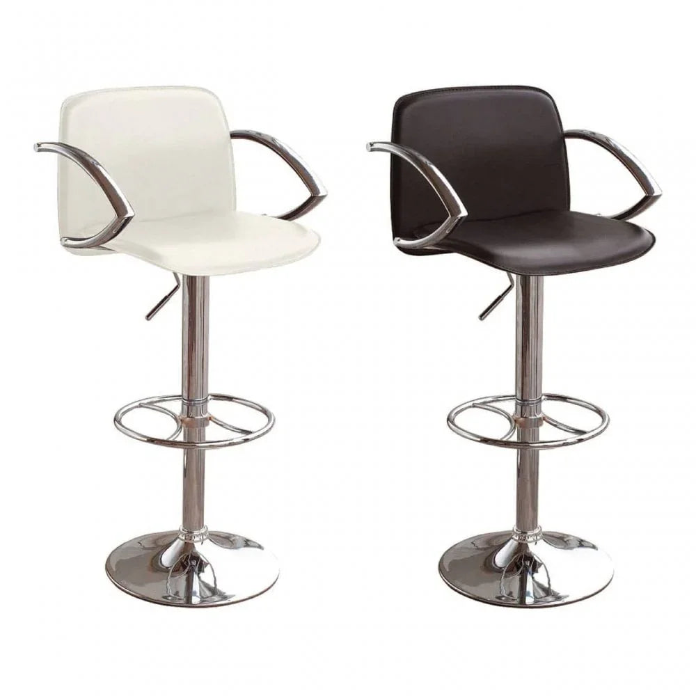 Camden Bar Chair With Cream Leather Effect