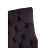 Kensington Black Velvet Dining Chair