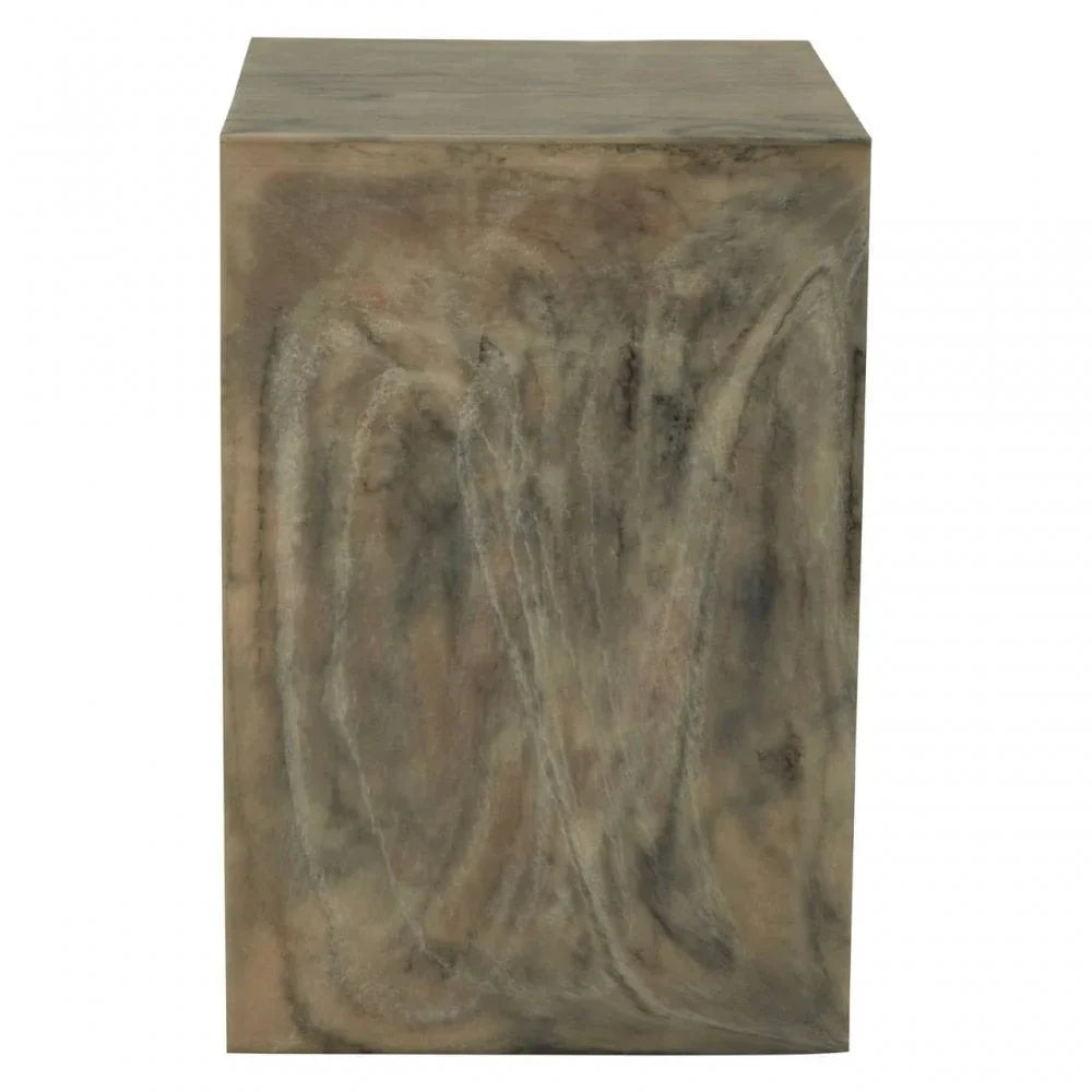 Florence Faux Marble Stool