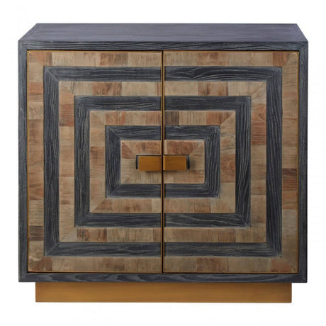 Kensington Antique Brass Finish Sideboard