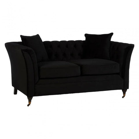 Milena 2 Seat Onyx Sofa