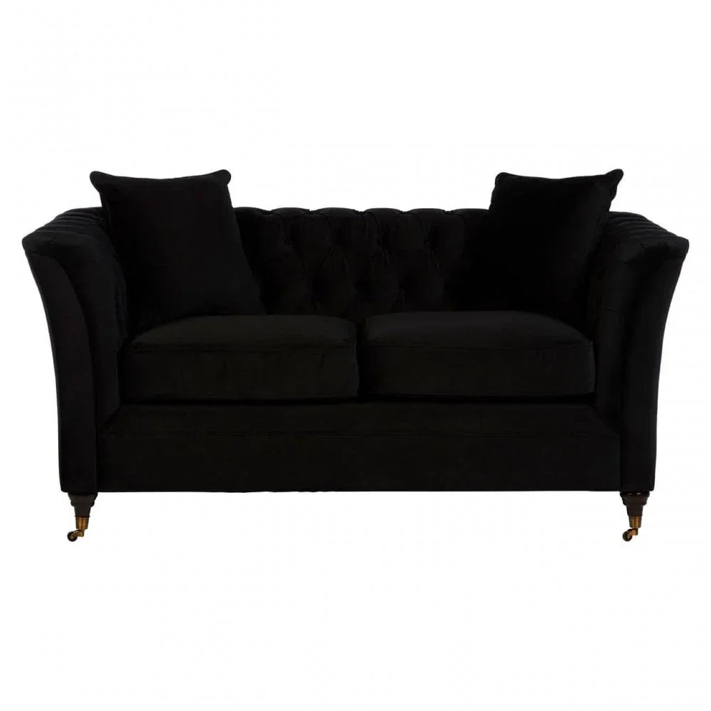 Milena 2 Seat Onyx Sofa