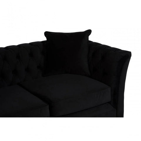 Milena 2 Seat Onyx Sofa