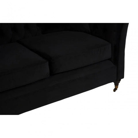 Milena 2 Seat Onyx Sofa