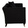 Milena 3 Seat Onyx Sofa