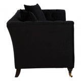 Milena 3 Seat Onyx Sofa