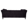 Milena Three Seat Grey Velvet Sofa