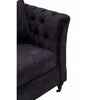 Milena Three Seat Grey Velvet Sofa