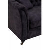 Milena Three Seat Grey Velvet Sofa