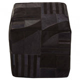 Camden Leather Pouffe