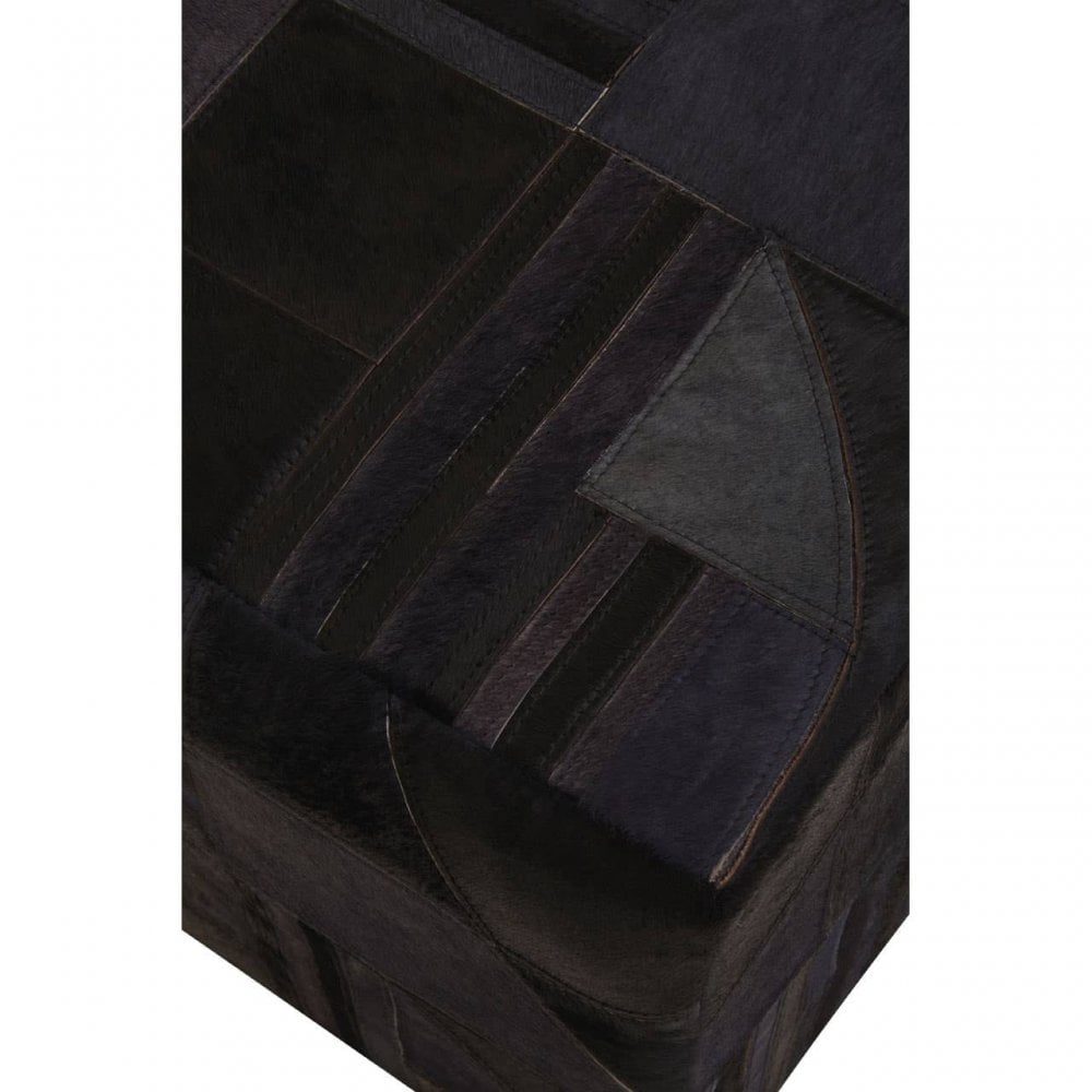 Camden Leather Pouffe