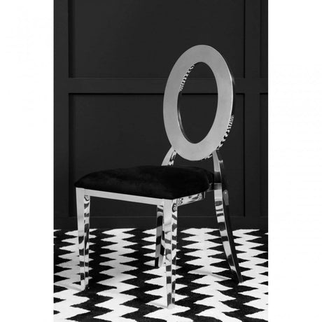 Verona Stackable Silver Frame Dining Chair