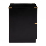 Kensington Two Drawer Black Mango Wood Chest