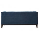 Amber 2 Seater Midnight Velvet Sofa
