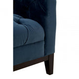 Amber 2 Seater Midnight Velvet Sofa