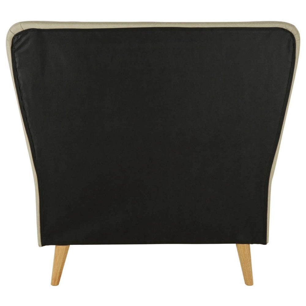 Oslo Beige Hopsack Fabric Single Bed