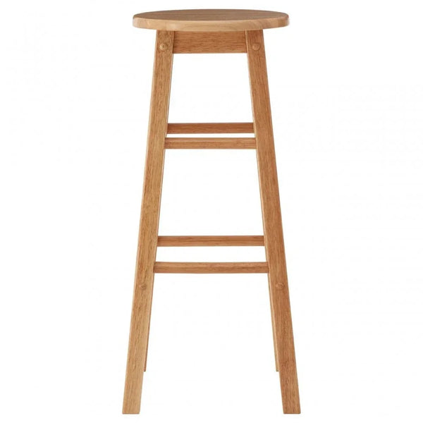 Kensington Tropical Hevea Wood Tall Bar Stool