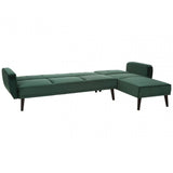 Amber 3 Seat Green Sofa Bed