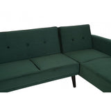 Amber 3 Seat Green Sofa Bed